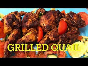 How to make Grilled Quail// yummy grilled quail recipe