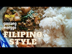 How to cook Mongo beans Filipino style#filipinofood #easyway #filipinocuisine