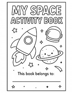 Space Coloring Pages for Kids: Rockets, Planets (printable) Download - Etsy