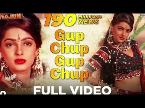 Gup Chup Gup Chup Karan Arjun Mamta Kulkarni Alka Yagnik Mujhko Ranaji Maaf Bollywood Dj