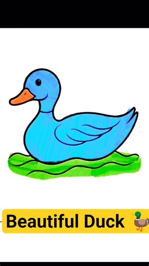 How to Draw a Cute Duck in Procreate 🦆 | Easy Step-by-Step Tutorial for Beginners#drawing #coloring