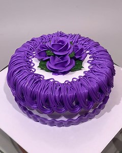 285K views · 4.6K reactions | Purple Cake Decorating Tutorials | So Easy | Facebook