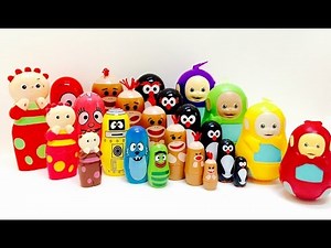 TELETUBBIES, YO GABBA GABBA and In The Night Garden Nesting Dolls Toy Collection!
