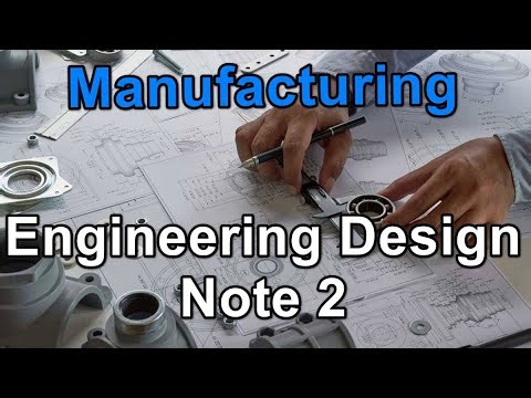 Manufacturing: Note 2 Engineering Design
