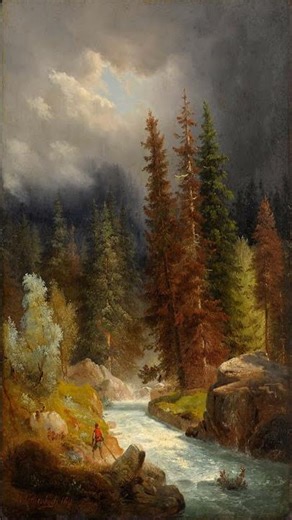 Andreas Achenbach | Classical Art #shorts