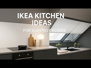 IKEA Kitchen Ideas for Slanted Ceilings | Efficient & Stylish Layout