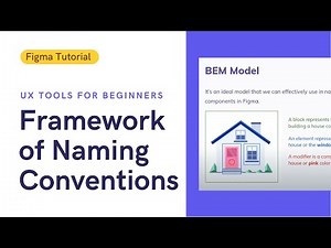 Figma | Framework of Naming Conventions | Figma Tutorial for UX Beginners