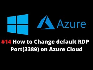 How to Change default RDP Port(3389) on Azure Cloud | Secure Windows Server | RDP connection issue