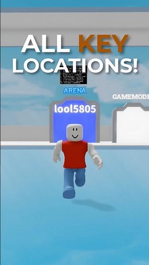All Key Locations.. #abilitywars #roblox