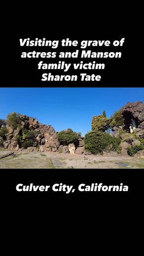 Visiting the grave of actress and victim of the Manson family, Sharon and Tate at Holy Cross Cemetery in Culver City, California. #hollywood #cemetery #famousgraves | Freyzel Productions