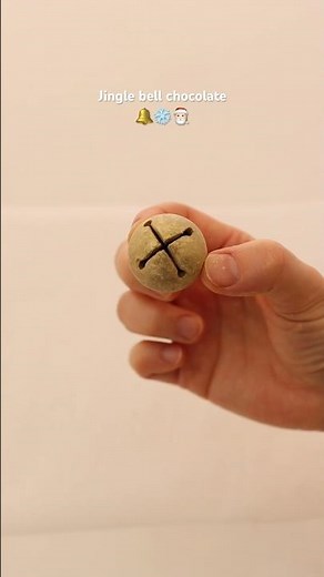 How to make chocolate jingle bell 초콜릿으로 징글벨 만들기 🔔🫎🎅🏻