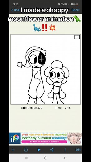 Choppy Moonflower Animation with Dandy x Astro