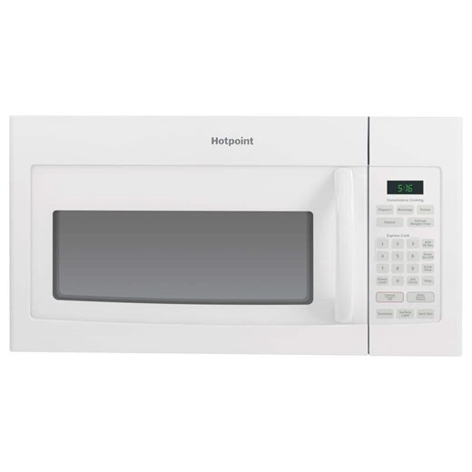 Reviews for GE Hotpoint 1.6 cu. ft. 1000-Watt Over the Range Microwave in White | Pg 1 - The Home Depot