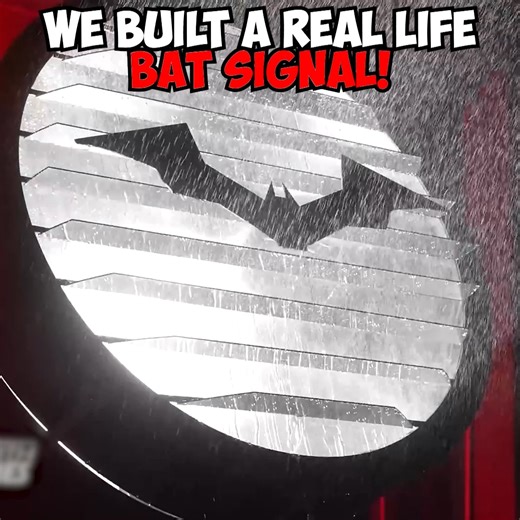 20K views · 303 reactions | We built a REAL LIFE Bat Signal | The Hacksmith | Facebook