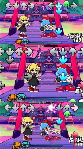 FNF VS Rumia Apparitions in the Night Touhou Mod Gensokyo Funkin'【FNF × 東方Project】#shorts