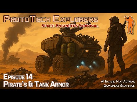 Pirate Trouble & Tank Armor | Prototech Explorers Ep.14 (Space Engineers Survival)