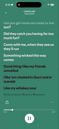 Cancelled - Taylor Swift (Lyrics) #taylorswift #cancelled #taylorswiftlyrics