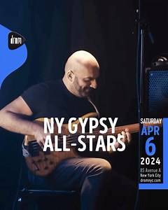 With their unique blend of virtuosity and showmanship, the New York Gypsy All-stars perform everything from traditional world music to their compositions and arrangements, highlighting their diverse cultural backgrounds. Performing together in what can only be described as chamber music making of the highest order, the group has performed hundreds of concerts in presentations as varied as their genre-bending artistry. Tickets are available at dromnyc.com/events #Balkan #Gypsy #Livemusic #LiveMus