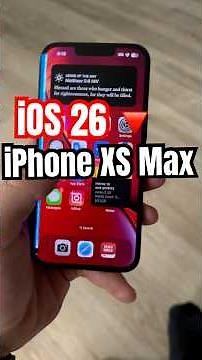 How to Get iOS 26 on iPhone XS Max!