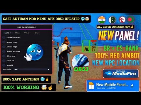 OB53 HACK ✅ Free Fire Headshot Hack Free fire Mod Menu Apk Autokill + fly Hack FF Panel Hack 2026