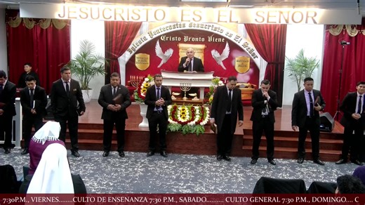 Dios les bendiga a los hermanos que se estarán conectando a esta transmisión. Ps. Javier Vigil ( 1 571 208-5722) Hno Diomedes Rodriguez ( 1 301 732-3999) Dirección: 45685 Oakbrook Ct, Suite, 150 Sterling, Virginia, Estados Unidos 20166. Canal De YouTube: https://www.youtube.com/channel/UCCIkXd0-sSrOo4bj1uZvXPg Twitter: https://x.com/IglesiaS41265 | Iglesia Pentecostés "Jesucristo Es El Señor"