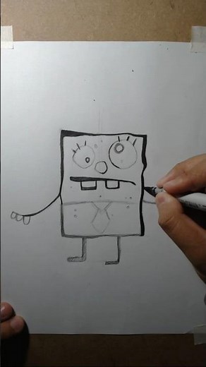 Frankendoodle #doodle #spongebobsquarepants #doodlebob