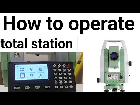 Leica total station setup | Introduction to TS01 | Apps | टीएस को चलाना सीखो Part -1