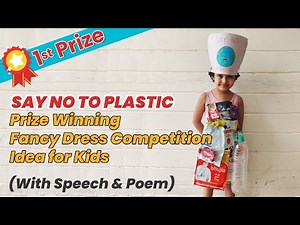Unique fancy dress competition idea for kids | Creative prize winning fancy dress costume idea |