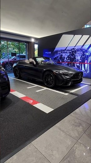 🖤 2026 Mercedes-AMG SL 55 Roadster in MANUFAKTUR Night Black Magno available today at Rallye Motors!