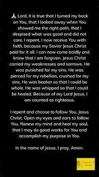 A Prayer for Receiving His Mercy
