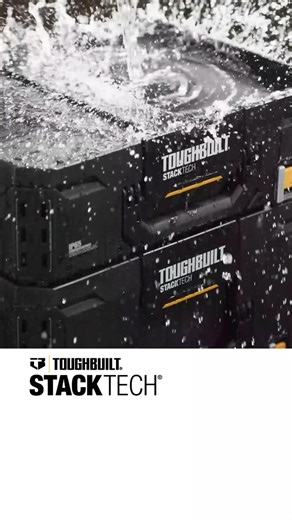 TOUGHBUILT® INDUSTRIES INC. BRASIL | Nossas caixas e organizadores StackTech® possuem classificação IP65 de proteção contra poeira e água, graças a uma borda selada e... | Instagram