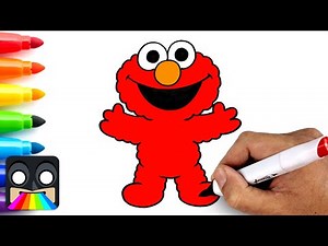 How To Draw Elmo