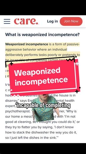 Your regular reminder about the ongoing problem of #weaponizedincompetence