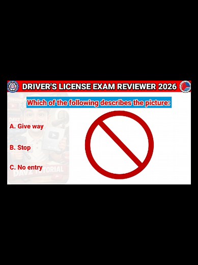 Drivers License Exam Reviewer 2026 - Part 9