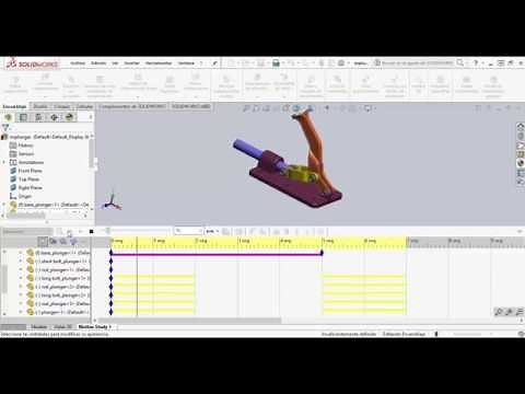 12 SolidWorks - Animacion de Ensamblajes