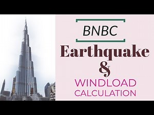Earthquake & wind load calculation in bangla as per BNBC
