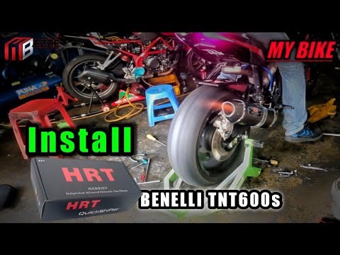HRT Quickshifter Installation | Benelli TnT600i | Benelli tnt600i pure sound [4k]