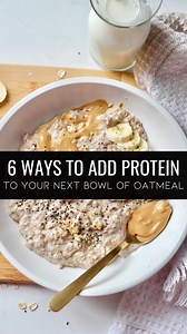 Here’s 6 ways to add more protein to your next bowl of oatmeal to make it more blood sugar friendly. OatmeaI does offer fiber and protein and is a whole grain, but for many people living with diabetes or other conditions that impact blood sugar levels they can be a difficult food to navigate. By adding more protein to your bowl of oatmeal you’re slowing down how quickly your body can digest the oatmeal… Which is a good thing. This means we’re less likely to see a blood sugar spike afterwards and