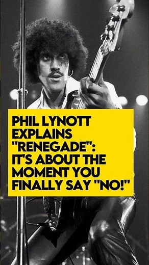 Phil Lynott Reveals The Inspiration Behind Thin Lizzy's "Renegade"