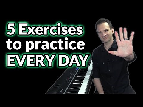 5 Piano Exercises to practice EVERY day 🎹