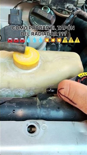 HOW TO TEST YOUR RADIATOR CAP!!! #automotiveelectronics #automobile