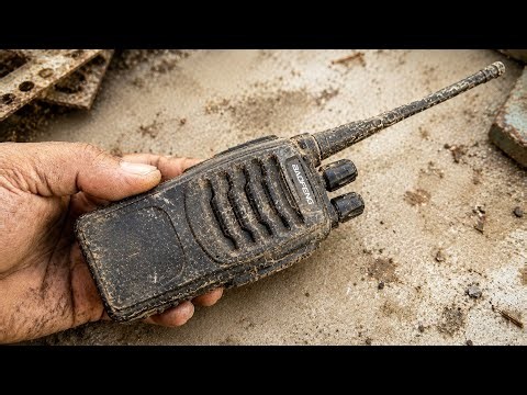Restoration of an Abandoned Walkie Talkie + USB-C Upgrade!