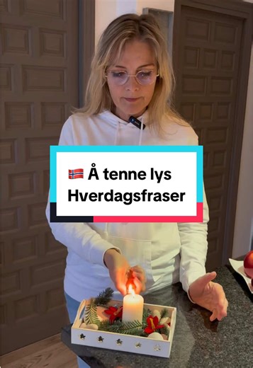 🇳🇴 å tenne og blåse ut lys Want to learn more Norwegian? Are you a student and in need of some Norwegian lessons? Let me help you. Visit us at: jeanettelanguagelessons.com New online courses starting week 3. #learnnorwegian #lærnorsk #languageteacher #contentcreator #tiktokteacher