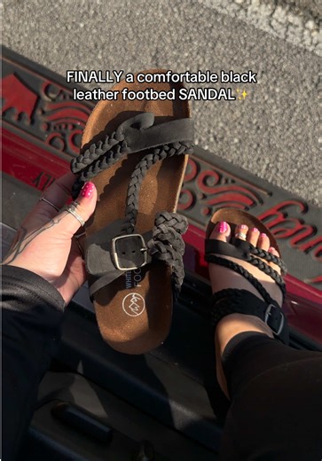 White mountain footbed sandal for women 🖤✨ @QVC, Inc