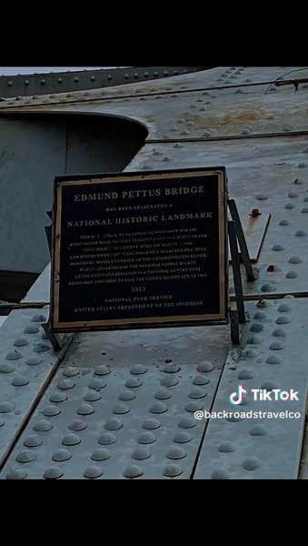 Edmund Pettus Bridge in Selma, Alabama stands as one of the most powerful symbols in American history. It’s more than steel and concrete—it’s where courage met change during the Civil Rights Movement, and where ordinary people made extraordinary sacrifices for the right to vote. Every step across this bridge carries the weight of history, reminding us how far we’ve come—and how important it is to keep moving forward. #EdmundPettusBridge #selma #CivilRightsMovement #historymatters #bloodysunday