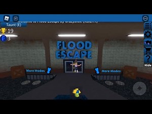 asmr roblox mic brushing + tapping + mouth sounds | flood escape