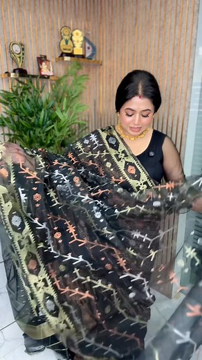 63K views · 836 reactions | Part -2 RLB’s special Black magic✨ “Wrapped in elegance, draped in grace”朗 Black Sarees special video Booking number - 8101954367 | Rajlakshmi's Saree | Facebook