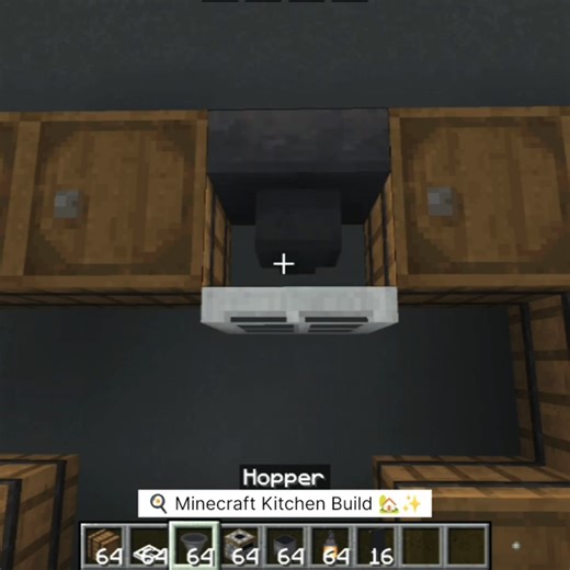 🍳 Minecraft Kitchen Build 🏡✨ #minecraft #trending #shorts