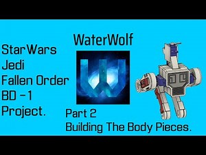 Building A Walking BD 1 Droid From StarWars Jedi Fallen Order Part 2