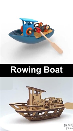 Mesmerizing DIY Mechanical Rowing Boat Mechanism #shorts